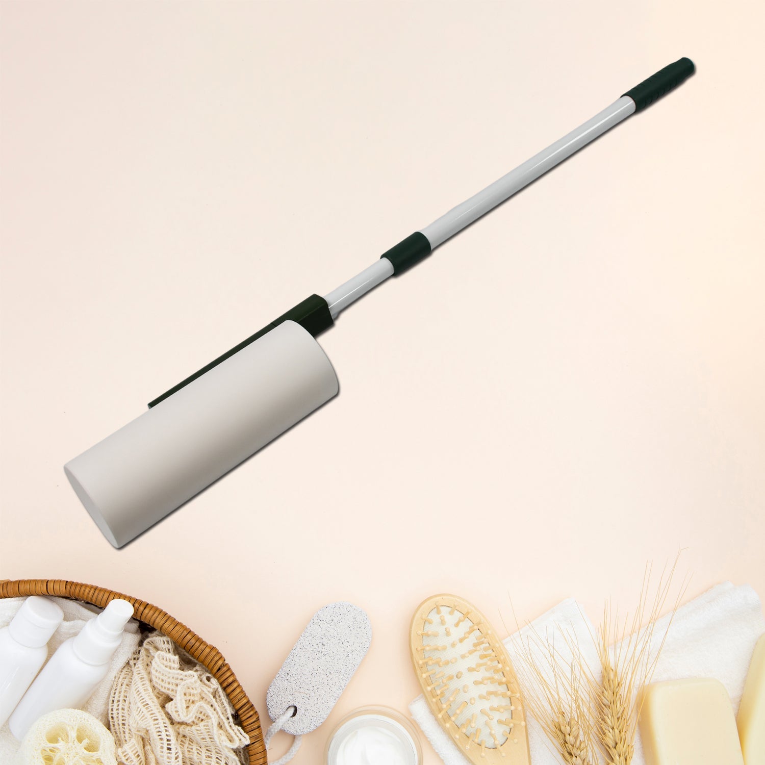 7872 Washable Reusable Lint Roller, Large Lint Roller with Extendable Handle, Cleaner for Carpet, Floor, Sofa. DeoDap 7872 Washable Reusable Lint Roller, Large Lint Roller with Extendable Handle, Cleaner for Carpet, Floor, Sofa. DeoDap